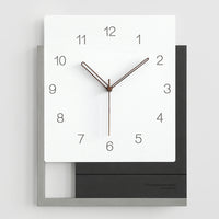 EMITDOOG Square Wall Clock Living Room Nordic Luxury Clock